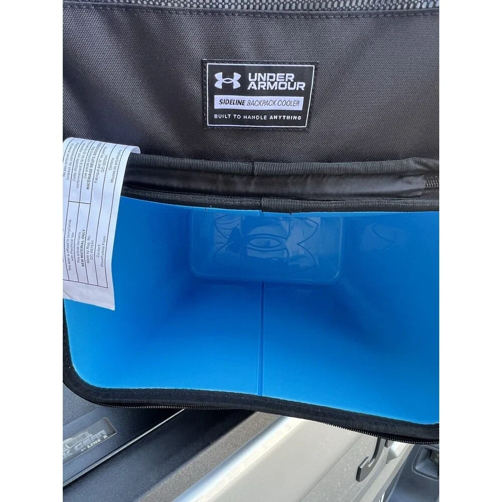 Under Armour UA Sideline 25-Can Backpack Cooler - Pitch Grey/Black, OSFA